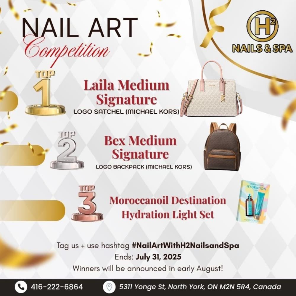 H2 Nails & Spa nail art competition