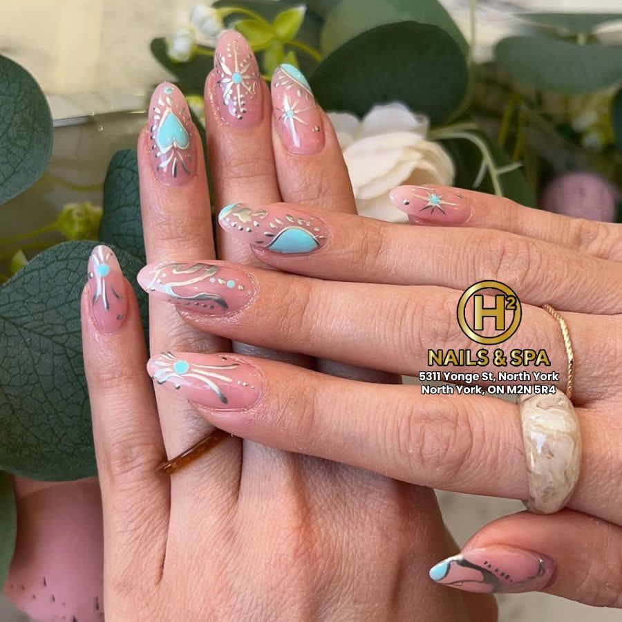 Nail art by H2 Nails & Spa